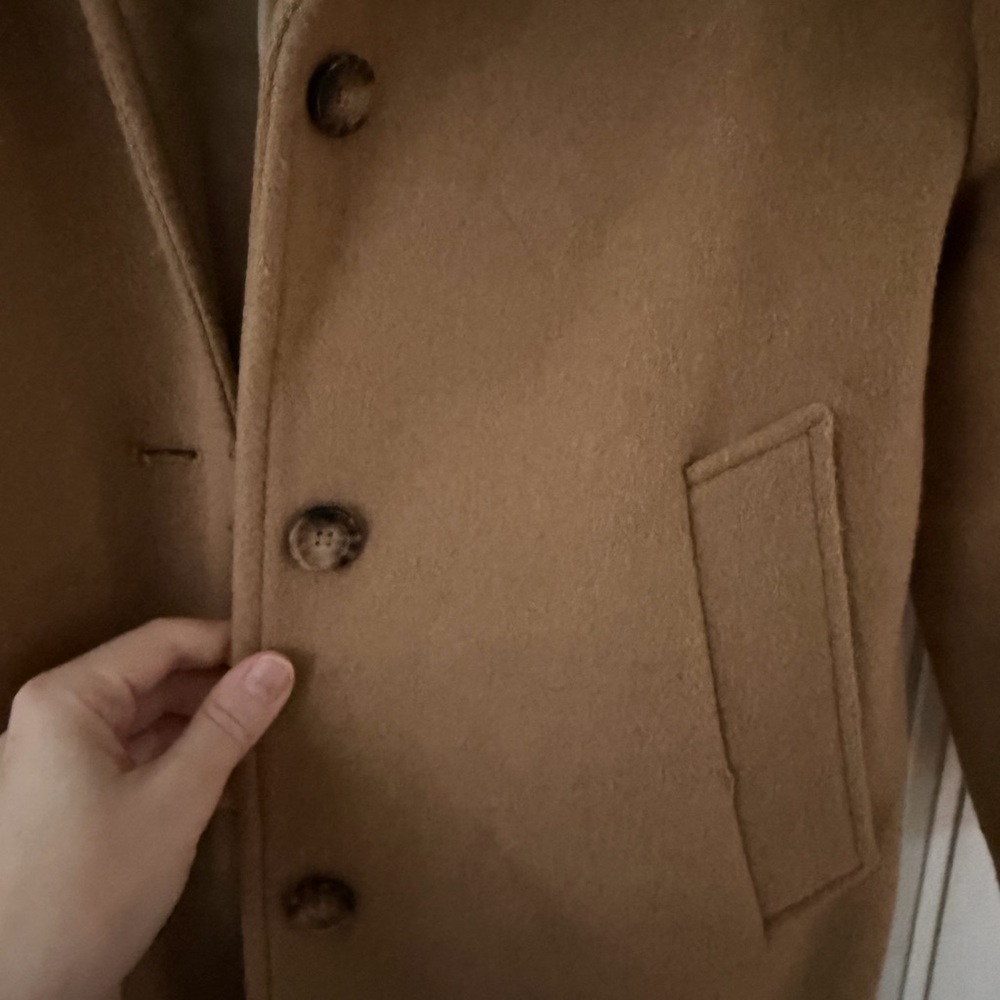 Abercrombie & Fitch Camel Brown “Dad” Coat - Picture 3 of 5